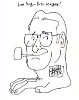 Dave Berg  Self Portrait Comic Art
